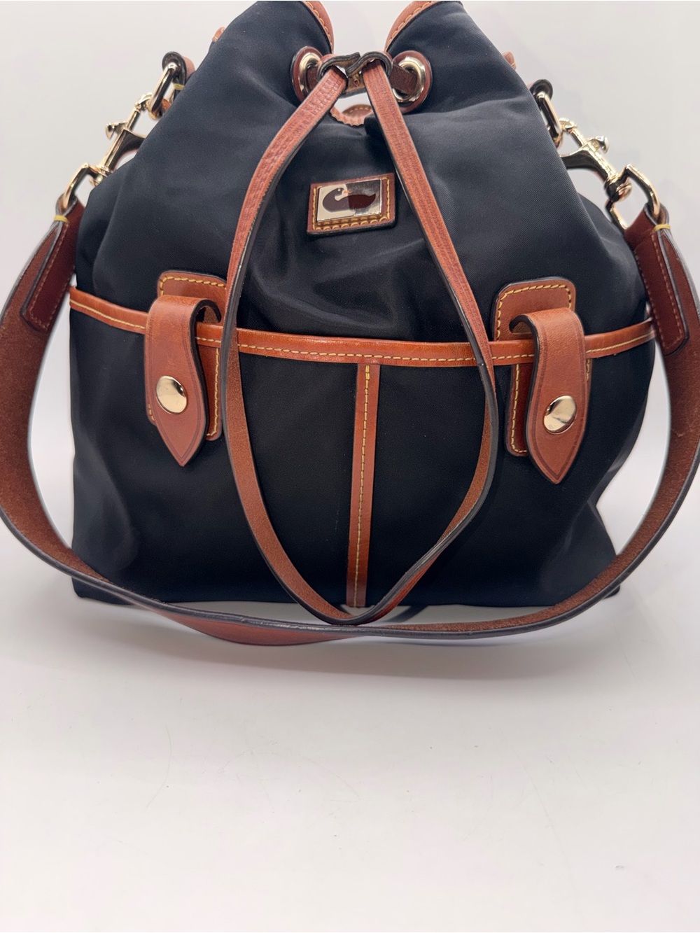 Dooney & Bourke Wayfarer Nylon Drawstring Hobo Bag - Picture 3 of 11